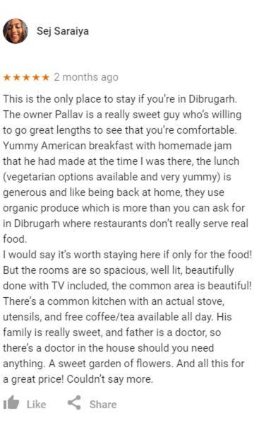 Bhaskar Homestay Dibrugarh 外观 照片